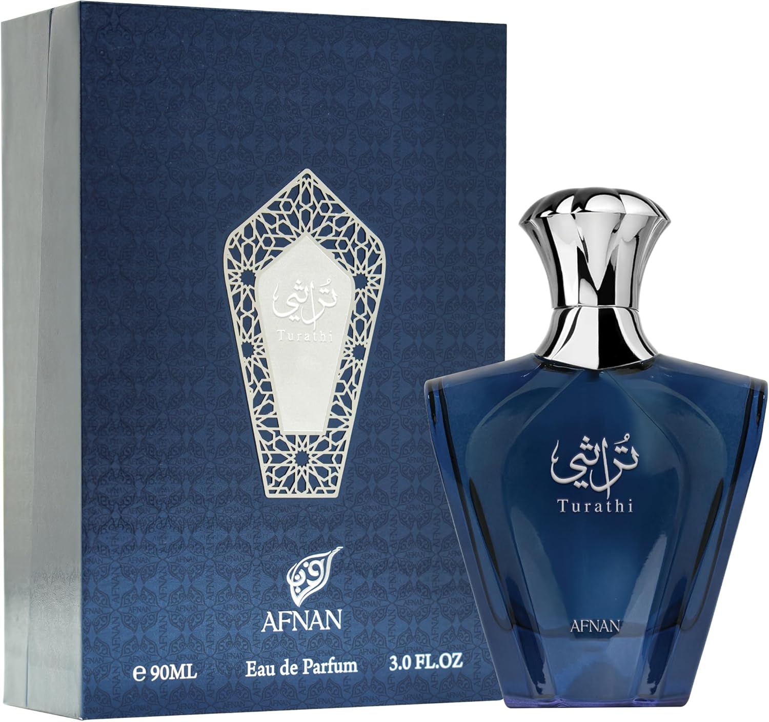 Afnan Turathi Blue Eau de Parfum Spray – 90 ml Men’s Fragrance - Afanaya
